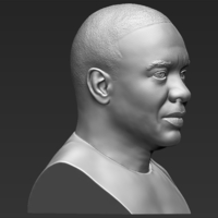 Dr Dre bust 3D printing ready stl obj - Thumbnail 9