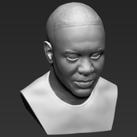 Dr Dre bust 3D printing ready stl obj - Thumbnail 12