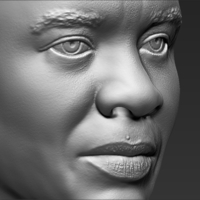 Dr Dre bust 3D printing ready stl obj - Thumbnail 17