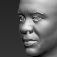 Dr Dre bust 3D printing ready stl obj - Thumbnail 18