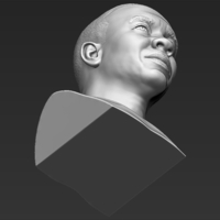 Dr Dre bust 3D printing ready stl obj - Thumbnail 19