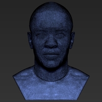 Dr Dre bust 3D printing ready stl obj - Thumbnail 22