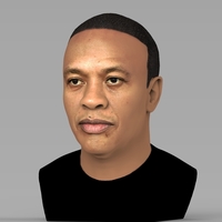 Dr Dre bust ready for full color 3D printing - Thumbnail 2