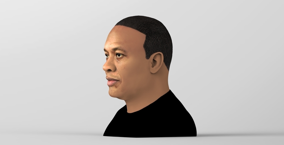 Dr Dre bust ready for full color 3D printing 3D Print 274614