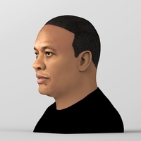 Dr Dre bust ready for full color 3D printing - Thumbnail 3