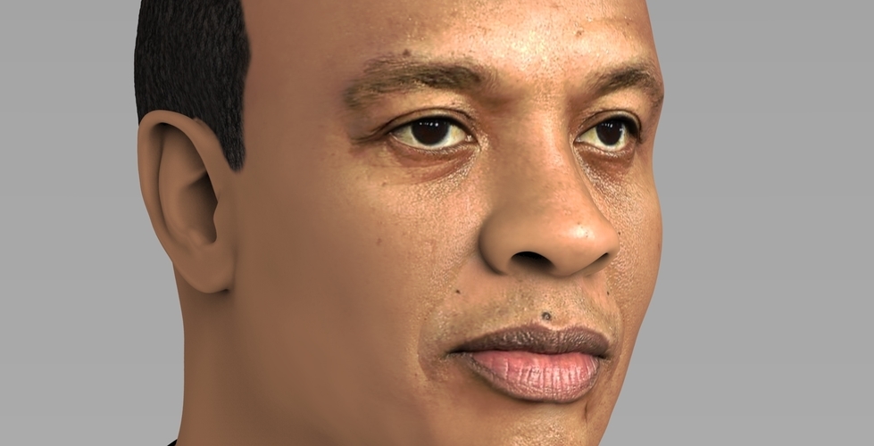 Dr Dre bust ready for full color 3D printing 3D Print 274619