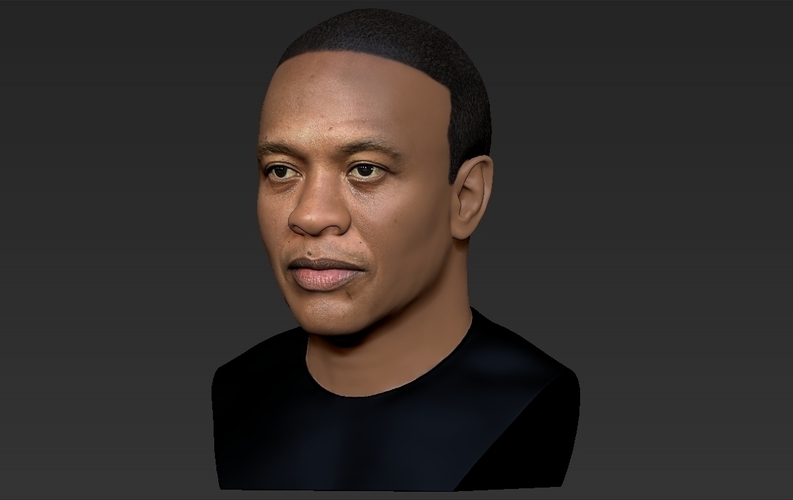 Dr Dre bust ready for full color 3D printing 3D Print 274621