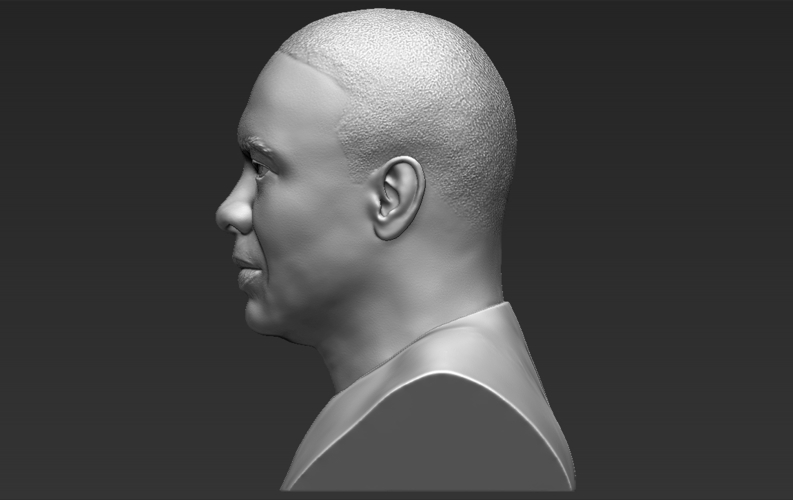 Dr Dre bust ready for full color 3D printing 3D Print 274626