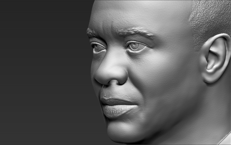 Dr Dre bust ready for full color 3D printing 3D Print 274632