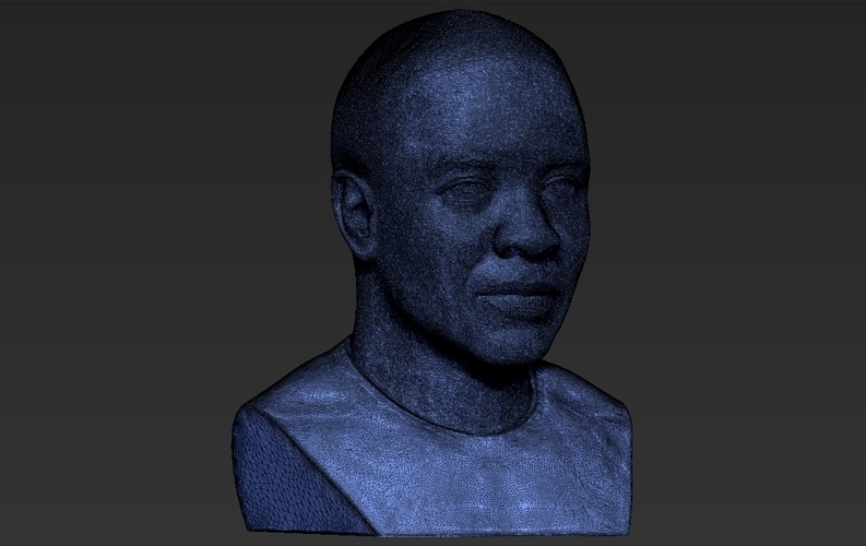 Dr Dre bust ready for full color 3D printing 3D Print 274634