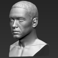 Eminem bust 3D printing ready stl obj formats - Thumbnail 3