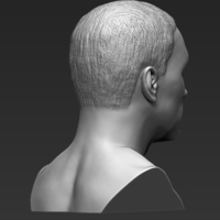 Eminem bust 3D printing ready stl obj formats - Thumbnail 7
