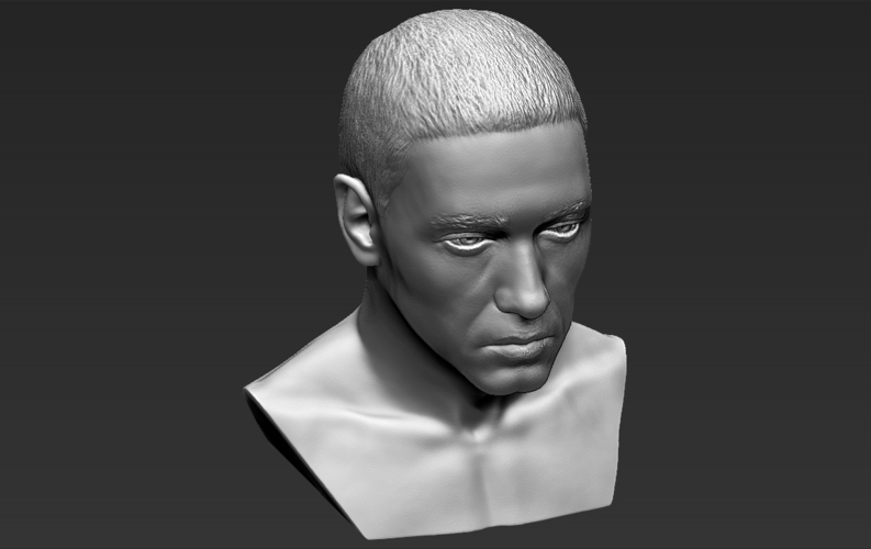 Eminem bust 3D printing ready stl obj formats 3D Print 274645