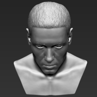 Eminem bust 3D printing ready stl obj formats - Thumbnail 13