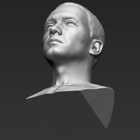 Eminem bust 3D printing ready stl obj formats - Thumbnail 20