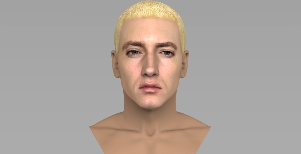 Eminem bust ready for full color 3D printing 3D Print 274658