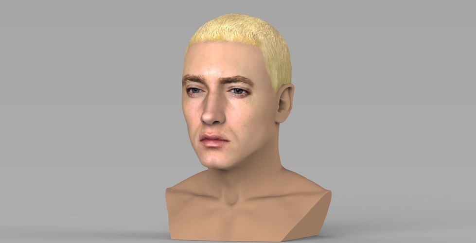 Eminem bust ready for full color 3D printing 3D Print 274659