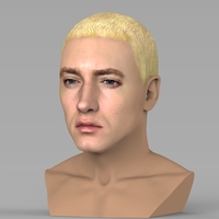 Eminem bust ready for full color 3D printing - Thumbnail 2