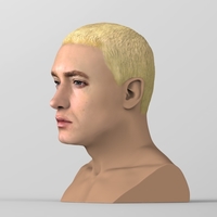 Eminem bust ready for full color 3D printing - Thumbnail 3