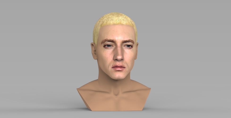 Eminem bust ready for full color 3D printing 3D Print 274663