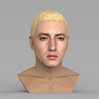 Eminem bust ready for full color 3D printing - Thumbnail 6