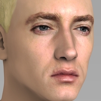 Eminem bust ready for full color 3D printing - Thumbnail 8