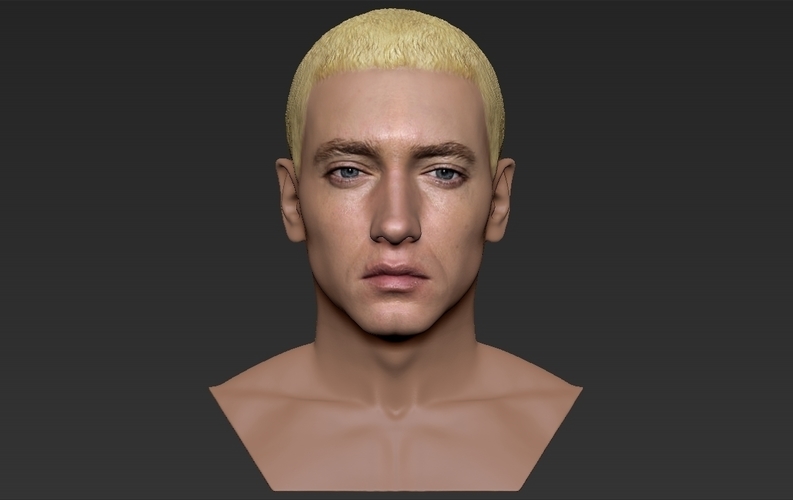 Eminem bust ready for full color 3D printing 3D Print 274666