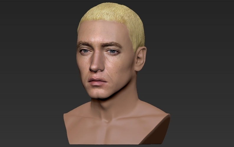Eminem bust ready for full color 3D printing 3D Print 274667