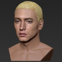 Eminem bust ready for full color 3D printing - Thumbnail 10
