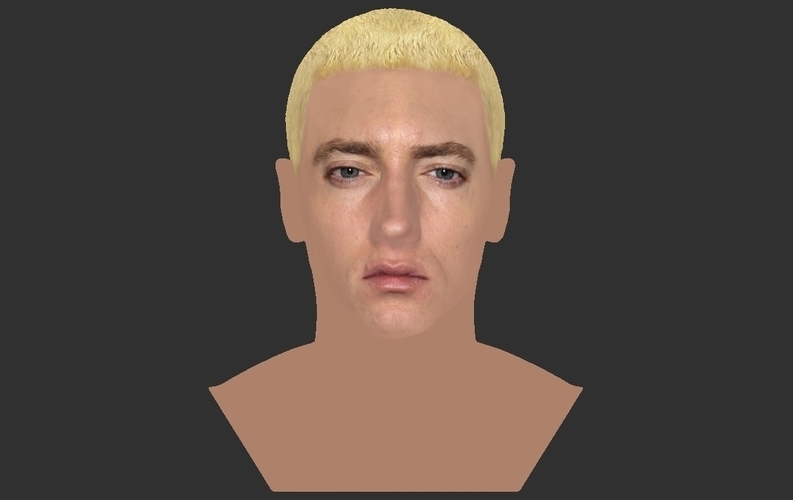 Eminem bust ready for full color 3D printing 3D Print 274668
