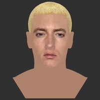 Eminem bust ready for full color 3D printing - Thumbnail 11