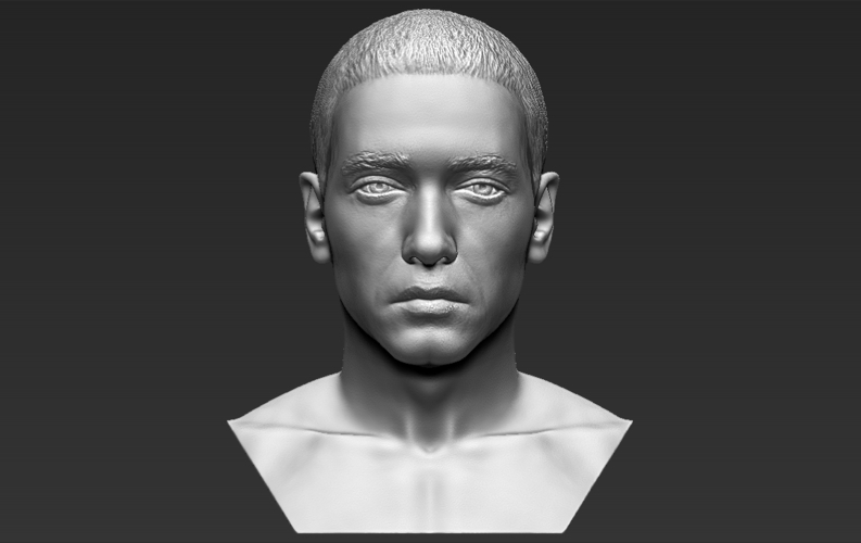 Eminem bust ready for full color 3D printing 3D Print 274669