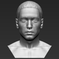 Eminem bust ready for full color 3D printing - Thumbnail 12