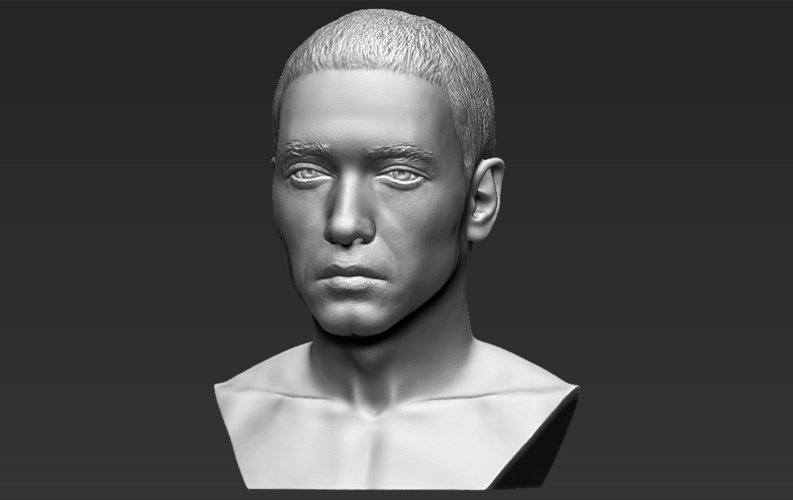 Eminem bust ready for full color 3D printing 3D Print 274670