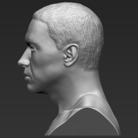 Eminem bust ready for full color 3D printing - Thumbnail 15