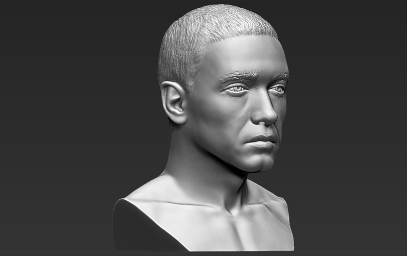 Eminem bust ready for full color 3D printing 3D Print 274673