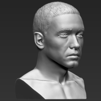 Eminem bust ready for full color 3D printing - Thumbnail 16