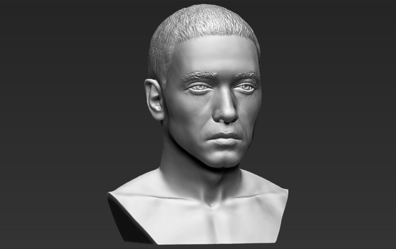 Eminem bust ready for full color 3D printing 3D Print 274674