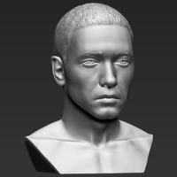 Eminem bust ready for full color 3D printing - Thumbnail 17