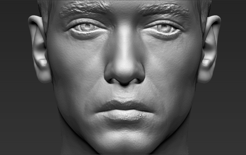 Eminem bust ready for full color 3D printing 3D Print 274675