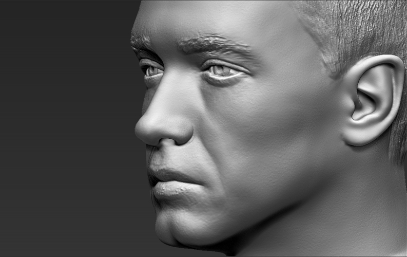 Eminem bust ready for full color 3D printing 3D Print 274677