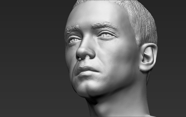 Eminem bust ready for full color 3D printing 3D Print 274678