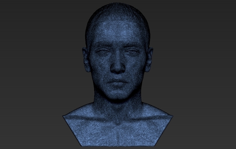 Eminem bust ready for full color 3D printing 3D Print 274679
