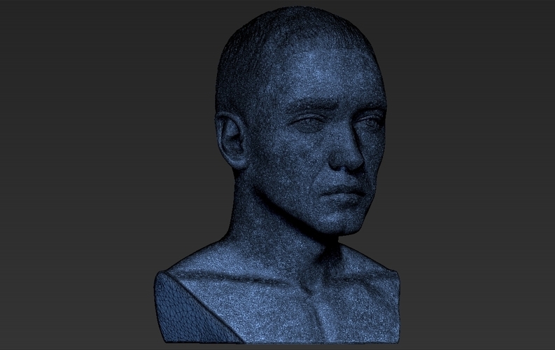 Eminem bust ready for full color 3D printing 3D Print 274680