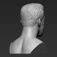 Michael Phelps bust 3D printing ready stl obj formats - Thumbnail 7