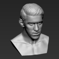 Michael Phelps bust 3D printing ready stl obj formats - Thumbnail 11
