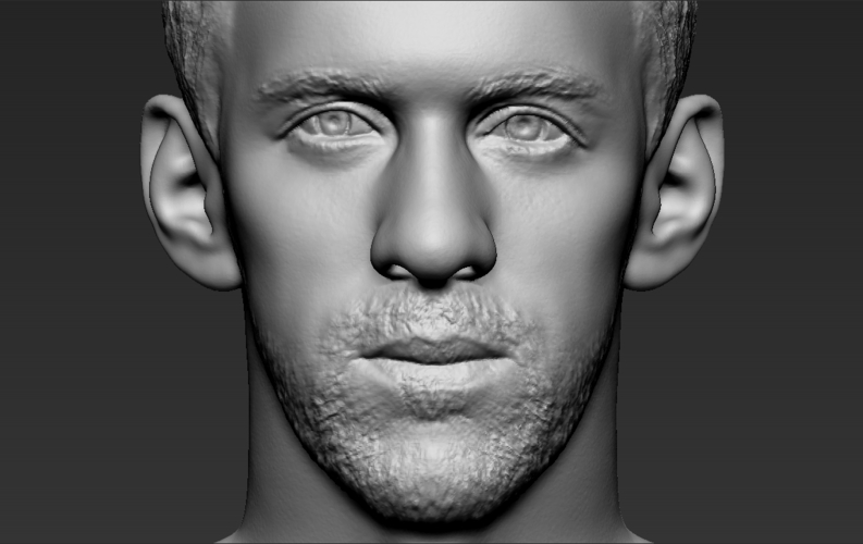 Michael Phelps bust 3D printing ready stl obj formats 3D Print 274693