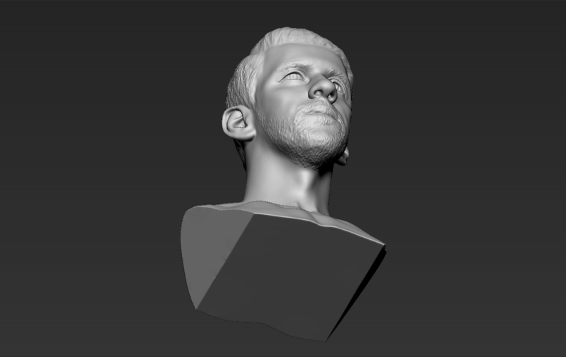 Michael Phelps bust 3D printing ready stl obj formats 3D Print 274697