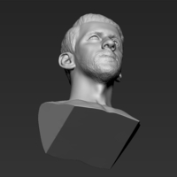 Michael Phelps bust 3D printing ready stl obj formats - Thumbnail 17