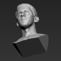 Michael Phelps bust 3D printing ready stl obj formats - Thumbnail 18